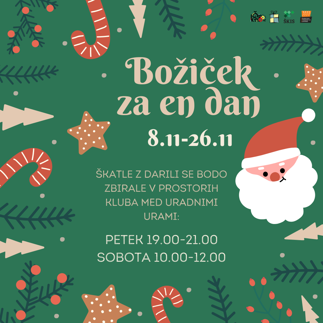 Božiček za en dan - Klub Študentov Ilirska Bistrica